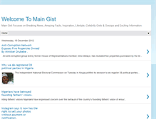 Tablet Screenshot of maingist.com